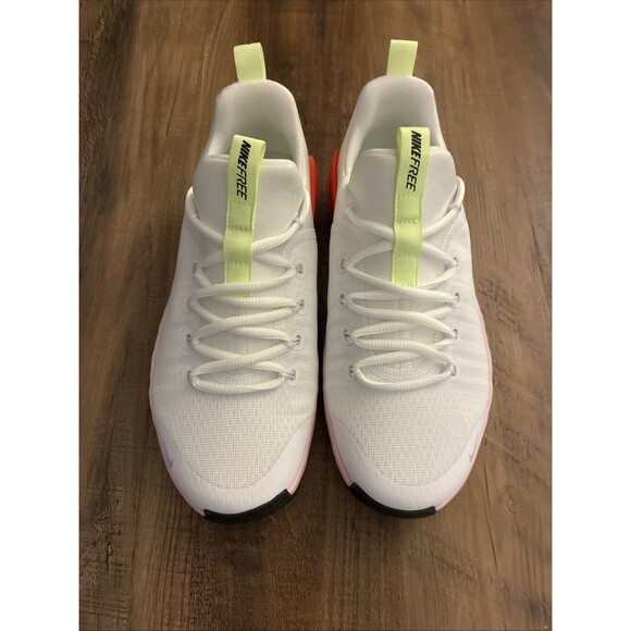 Nike Free Metcon 6 White Pink Red Volt Women Size 7.5 Gym Shoes IB4526-100 - Picture 3 of 7